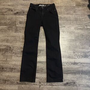 Eddie Bauer Jeans Women’s 2 Black Curvy Boot Cut Denim